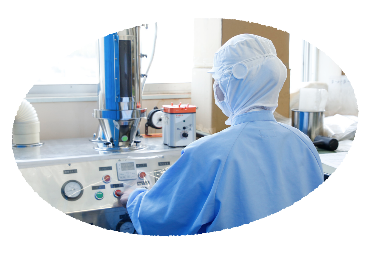 製造から配送までの一貫体制